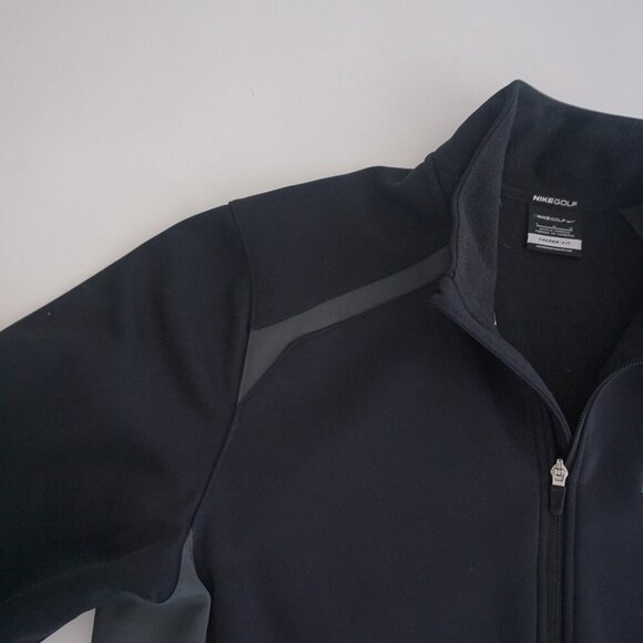 Nike Golf Thermafit Black Gray Embroidered Mtn Dew Zip Up Activewear Jacket L - Picture 10 of 12